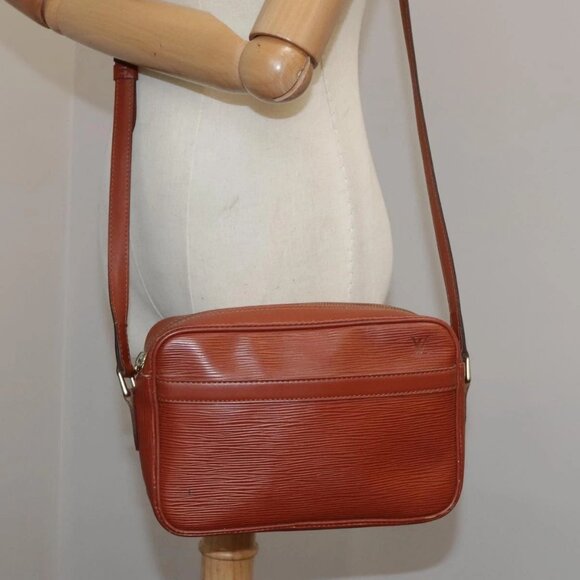 LOUIS VUITTON Epi Trocadero 23 Shoulder Bag Brown M52313 LV Auth - Picture 1 of 15